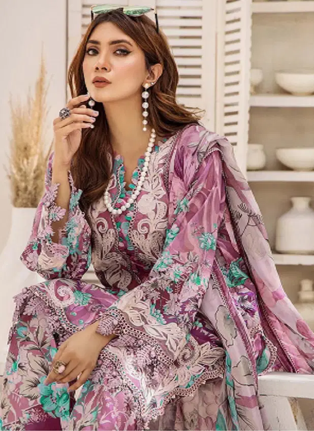 Mehboob Tex 1529 And 1531 Chiffon Dupatta Pakistani Salwar Suits